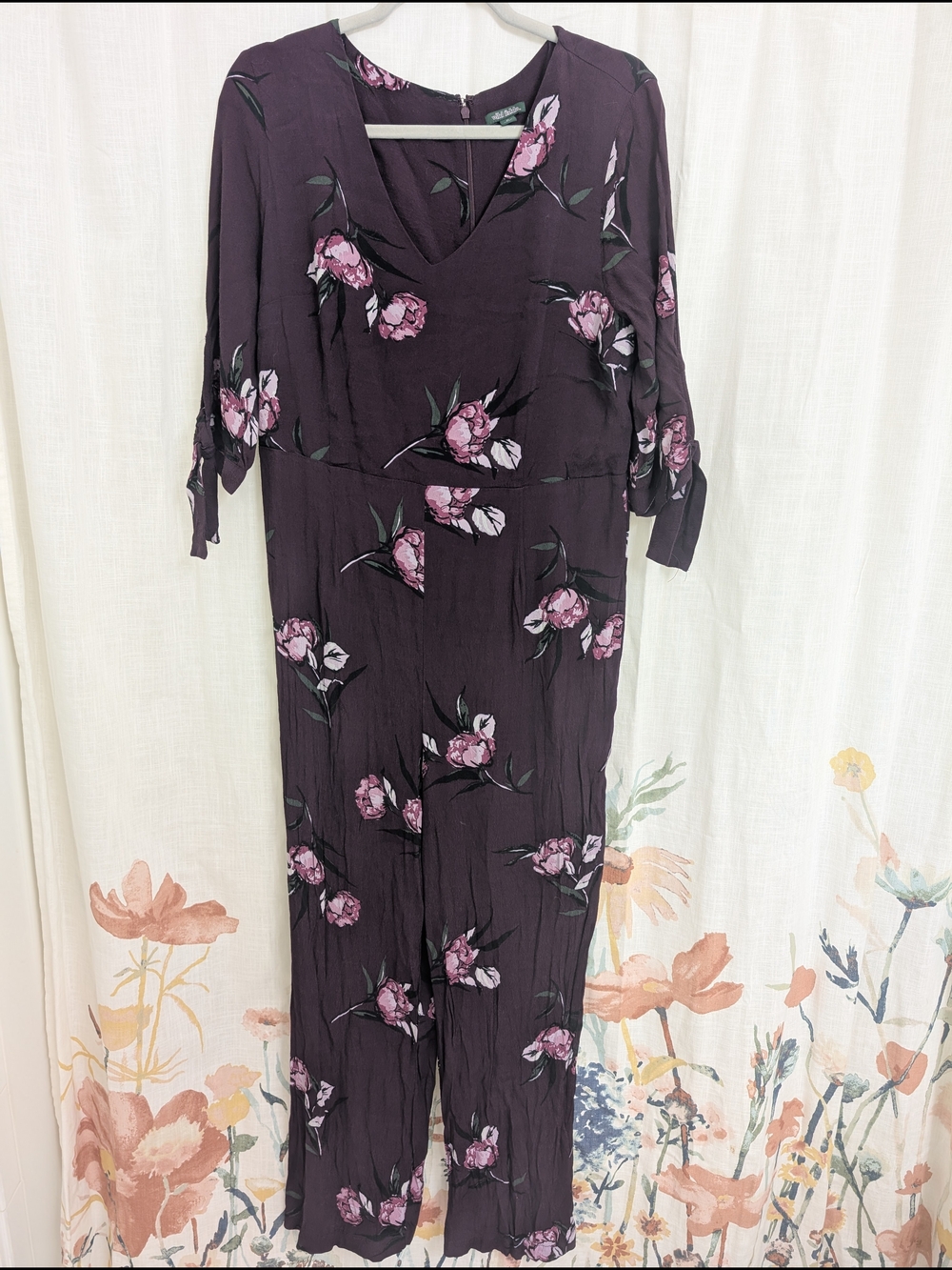 Wild Fable Floral Wide Leg Jumpsuit – XL